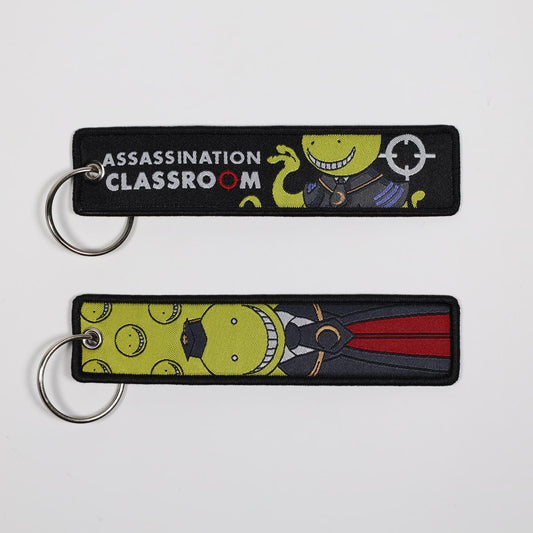 Assassination Classroom Manga Embroidered Keychain