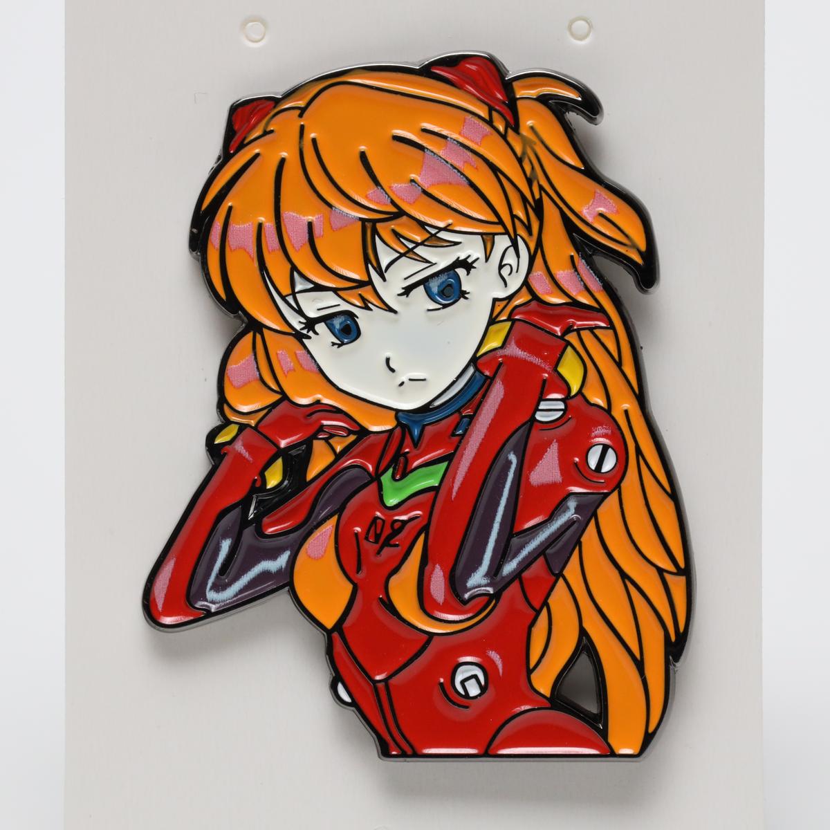 Asuka Soryu Neon Genesis Evangelion Suited Enamel Pin
