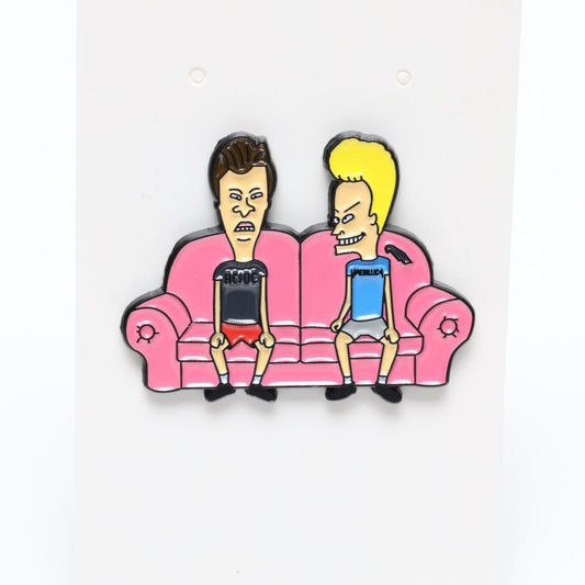 Beavis & Butthead Couch Enamel Pin