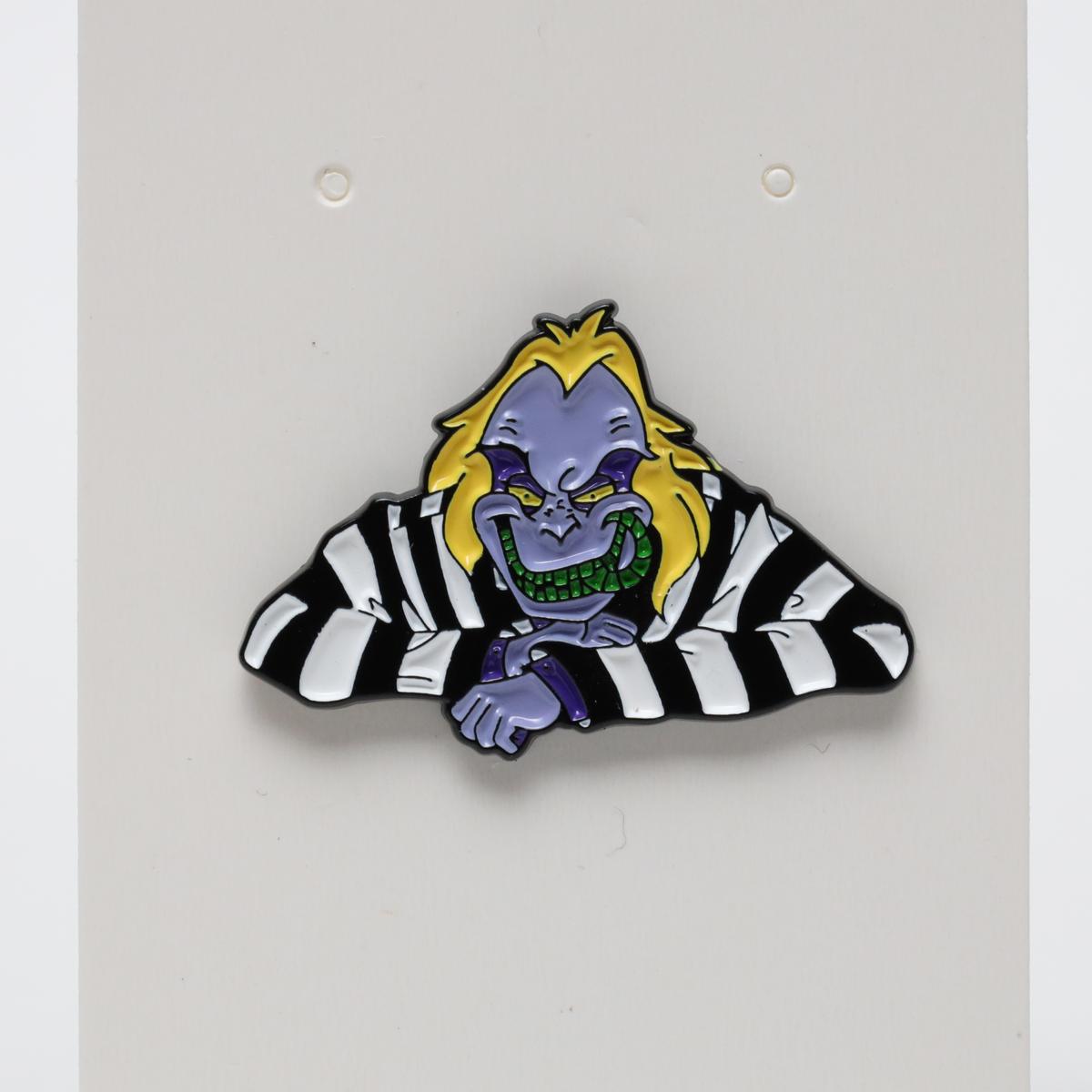 Beetlejuice Halloween Enamel Pin