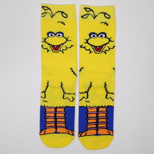Big Bird “Sesame Street” 90s Cartoon Socks