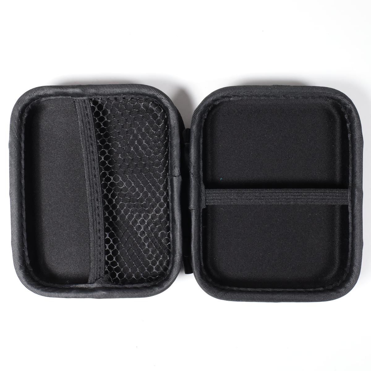 Black Nintendo GBA SP Hard Protection Case with Internal Pocket - GBA SP (Color)