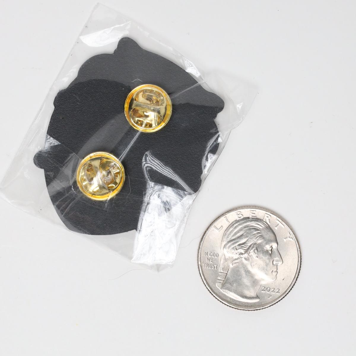 Bronze Raccoon Police Detective Resident Evil Badge Enamel Pin