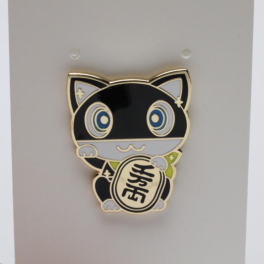 Chinese Lucky Fortune Cat Enamel Pin