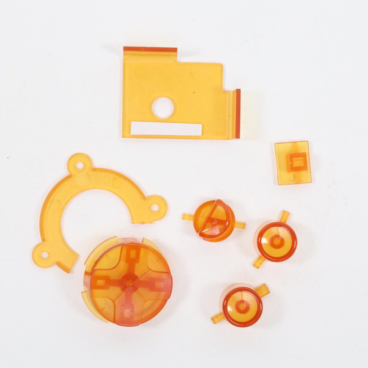 Clear Amber Replacement Buttons for Sega Game Gear - Game Gear (Color)
