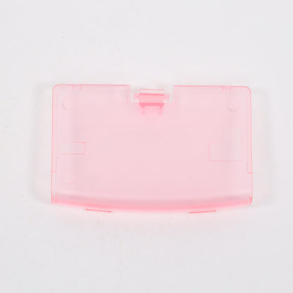 Clear Pink Battery Cover for Nintendo GBA (GBA) - GBA