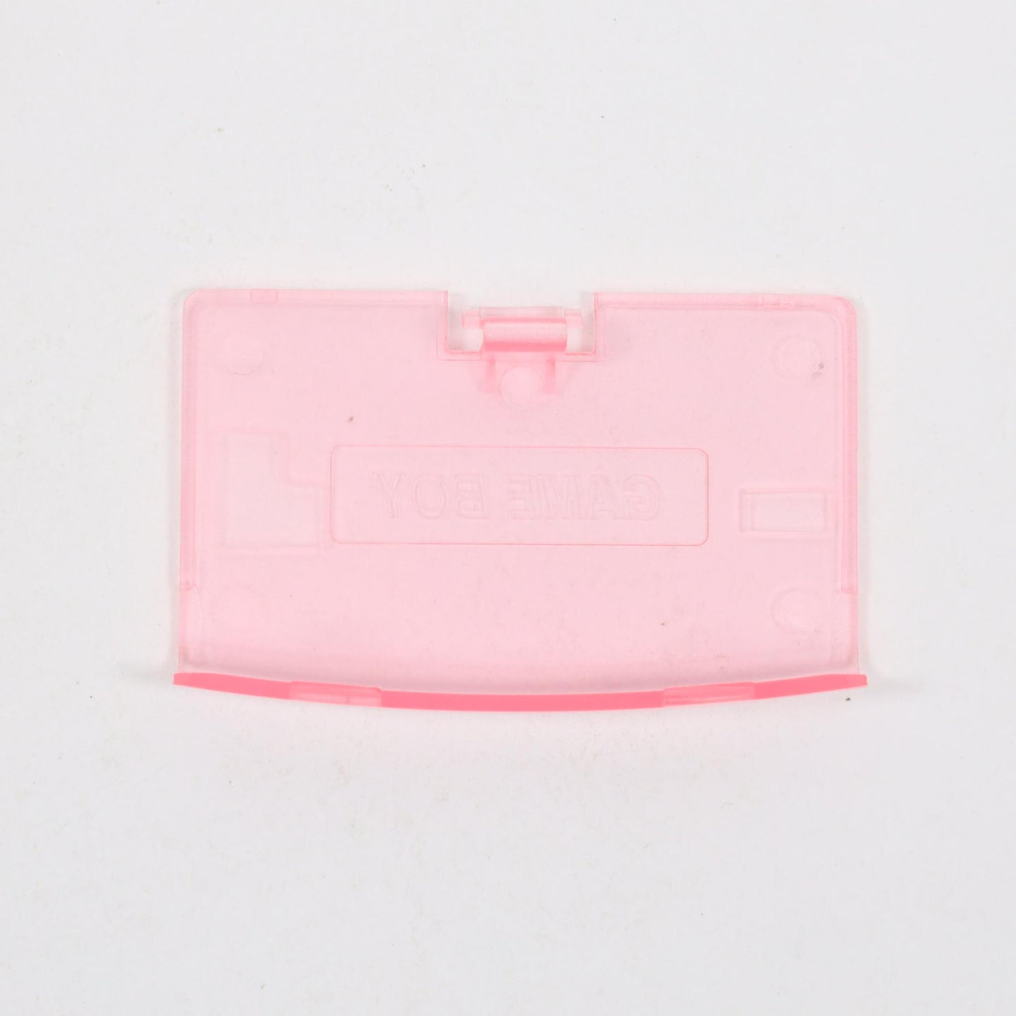 Clear Pink Battery Cover for Nintendo GBA (GBA) - GBA