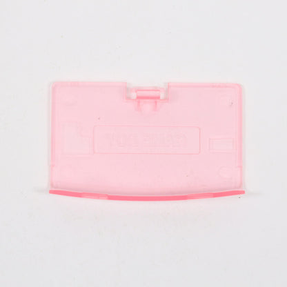 Clear Pink Battery Cover for Nintendo GBA (GBA) - GBA