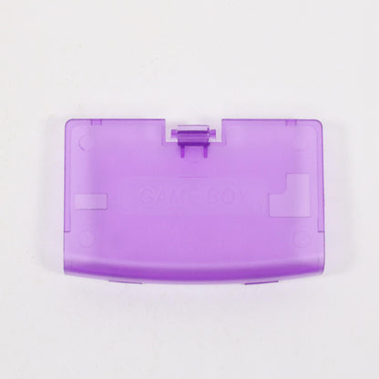 Clear Violet Purple Battery Cover for Nintendo GBA (GBA) - GBA