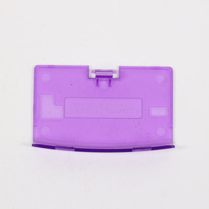Clear Violet Purple Battery Cover for Nintendo GBA (GBA) - GBA