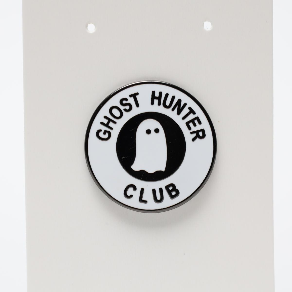 Cute Ghost Hunter Club Enamel Pin