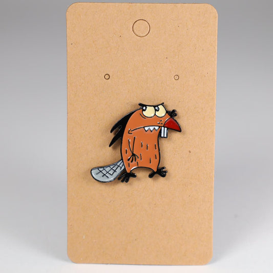Daggett "The Angry Beavers" Enamel Pin