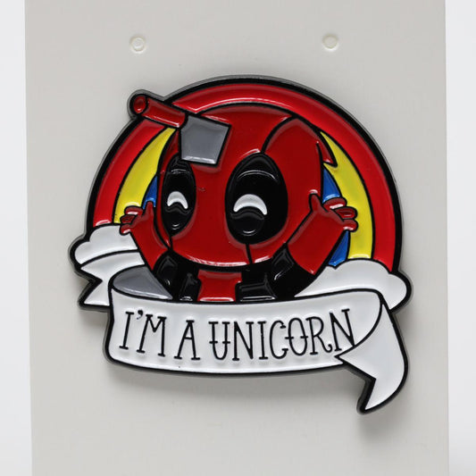 Deadpool I’m A Unicorn Enamel Pin