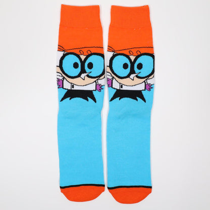 Dexter “Dexter’s Laboratory” 90s Cartoon Socks