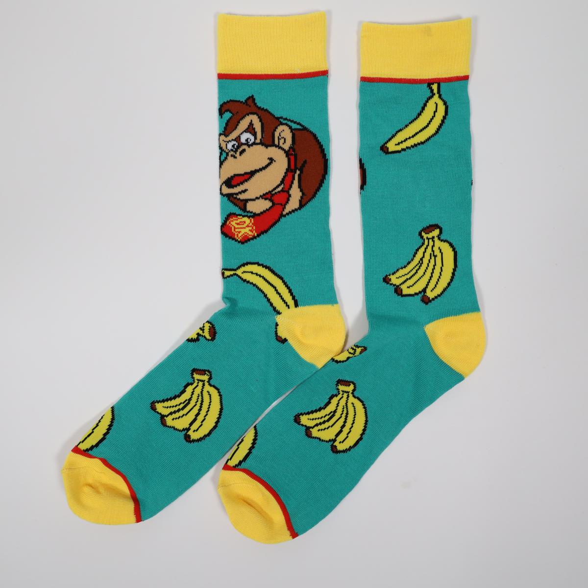 Donkey Kong 90s Retro Socks