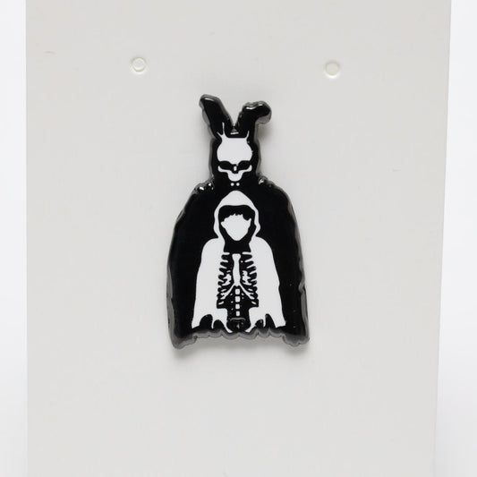 Donnie Darko Rabbit Silhouette Enamel Pin