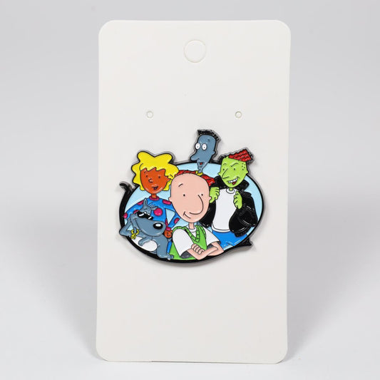 Doug 90s Cartoon Characters Enamel Pin