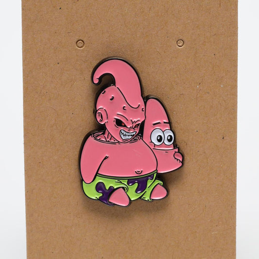 Dragon Ball Z Majin Buu x Spongebob Patrick Suit Enamel Pin