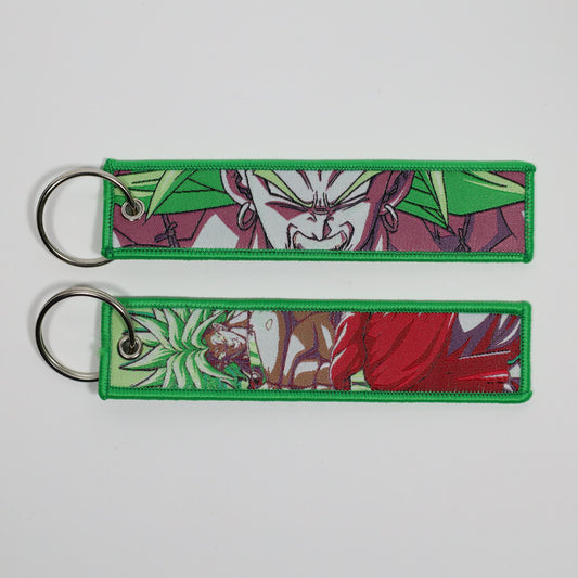 Dragon Ball Z Super Saiyan Broly Anime Keychain