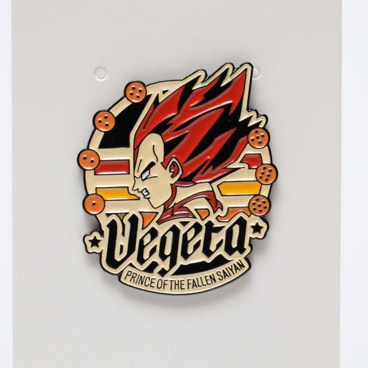 Dragon Ball Z Vegeta Prince of the Fallen Saiyan Enamel Pin