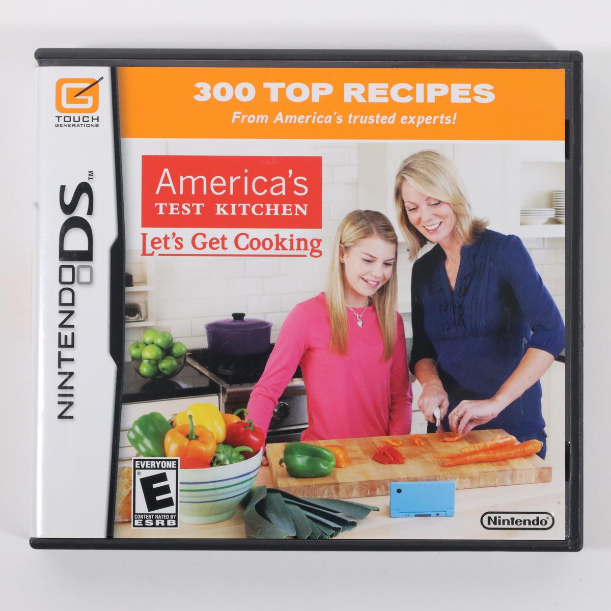 America's Test Kitchen: Let's Get Cooking - Nintendo DS (Complete / Good)