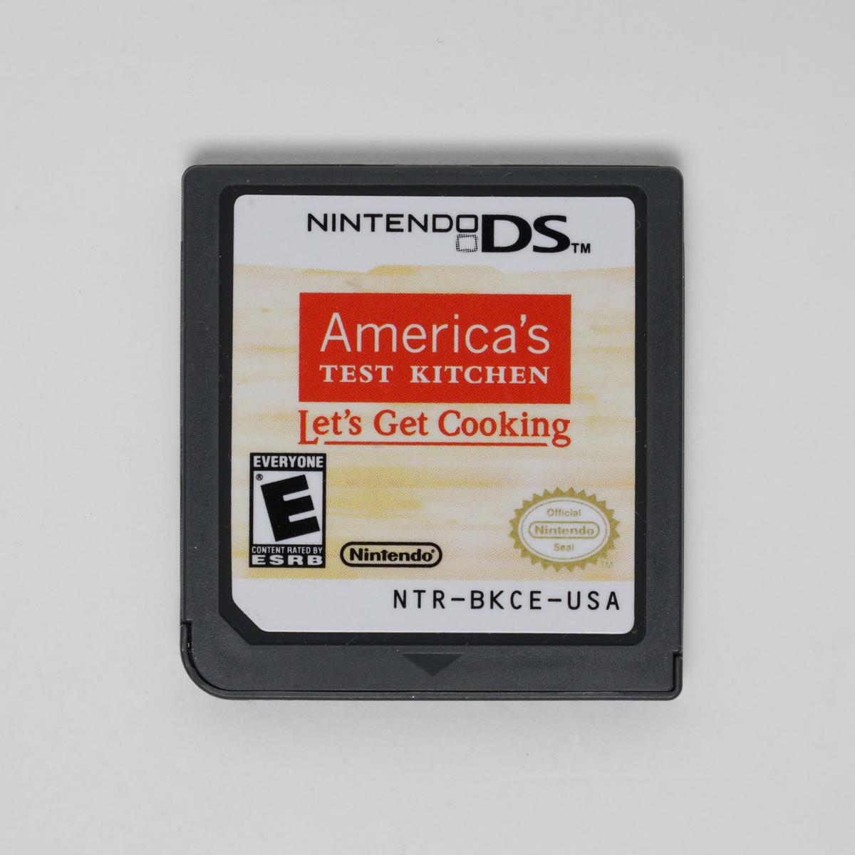 America's Test Kitchen: Let's Get Cooking - Nintendo DS (Complete / Good)