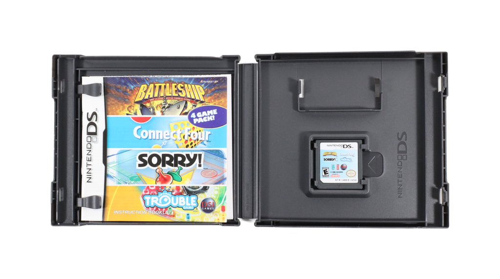 Battleship/Connect Four/Sorry!/Trouble - Nintendo DS (Complete / Poor)