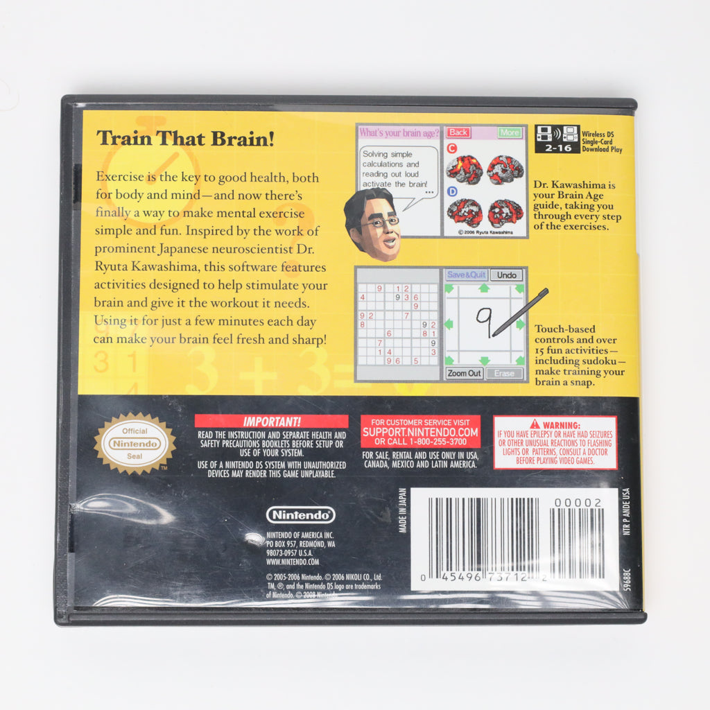 Brain Age: Train Your Brain in Minutes a Day! - Nintendo DS (Complete / Good)