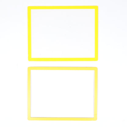 Generic Screen Cover & Lower Frame Replacement - DS Lite (Yellow)