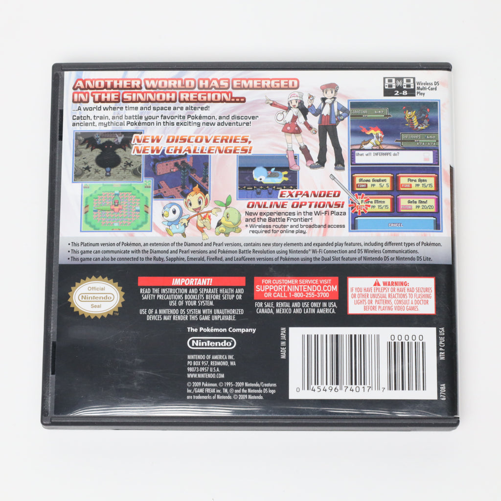 Pokémon Platinum - Nintendo DS (Complete / Like New)