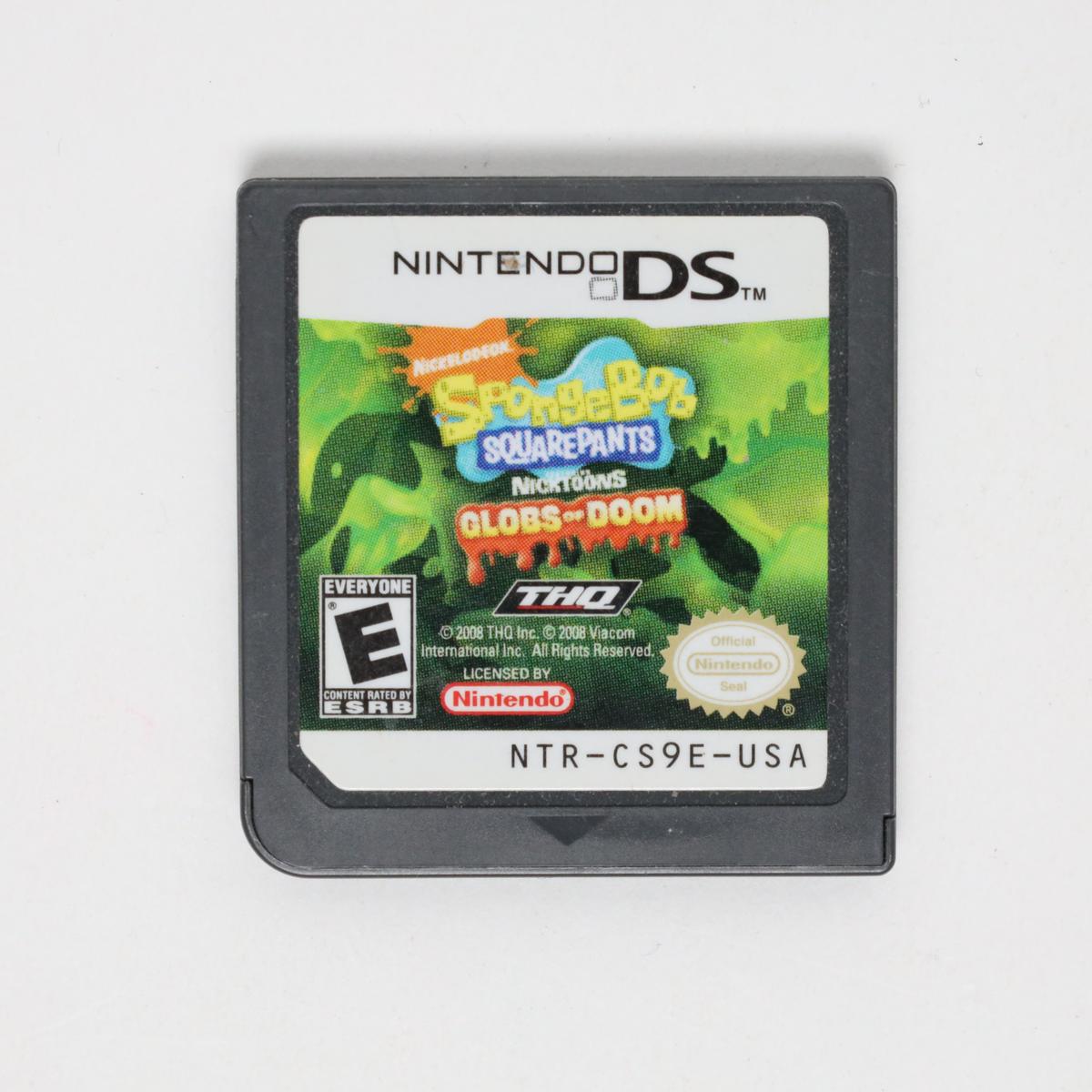 SpongeBob SquarePants featuring Nicktoons: Globs of Doom - Nintendo DS (Loose [Game Only] / Good)