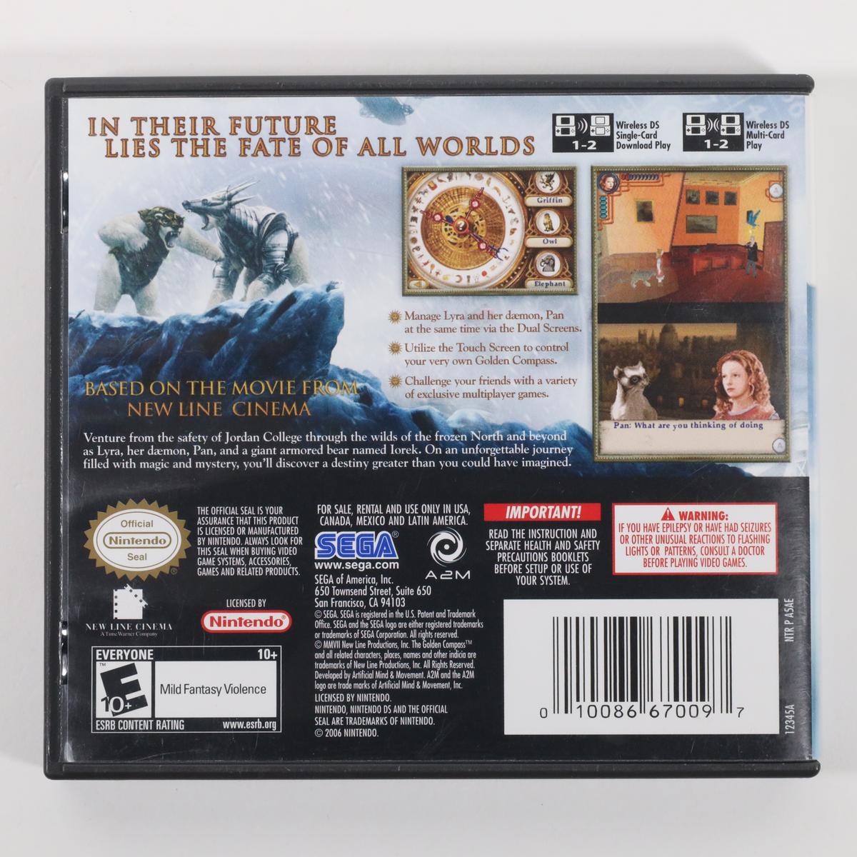 The Golden Compass - Nintendo DS (Complete / Good)