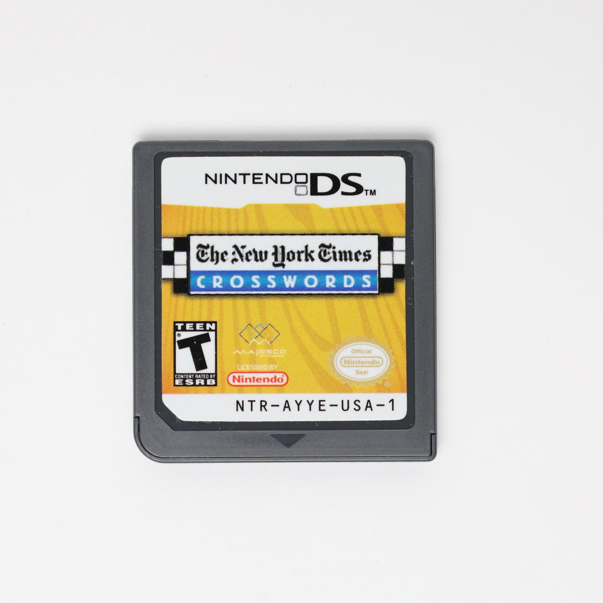 The New York Times Crosswords - Nintendo DS (Complete / Good)