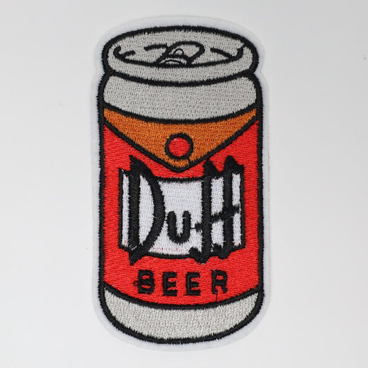 Duff Beer Simpsons Iron On Embroidered Patch