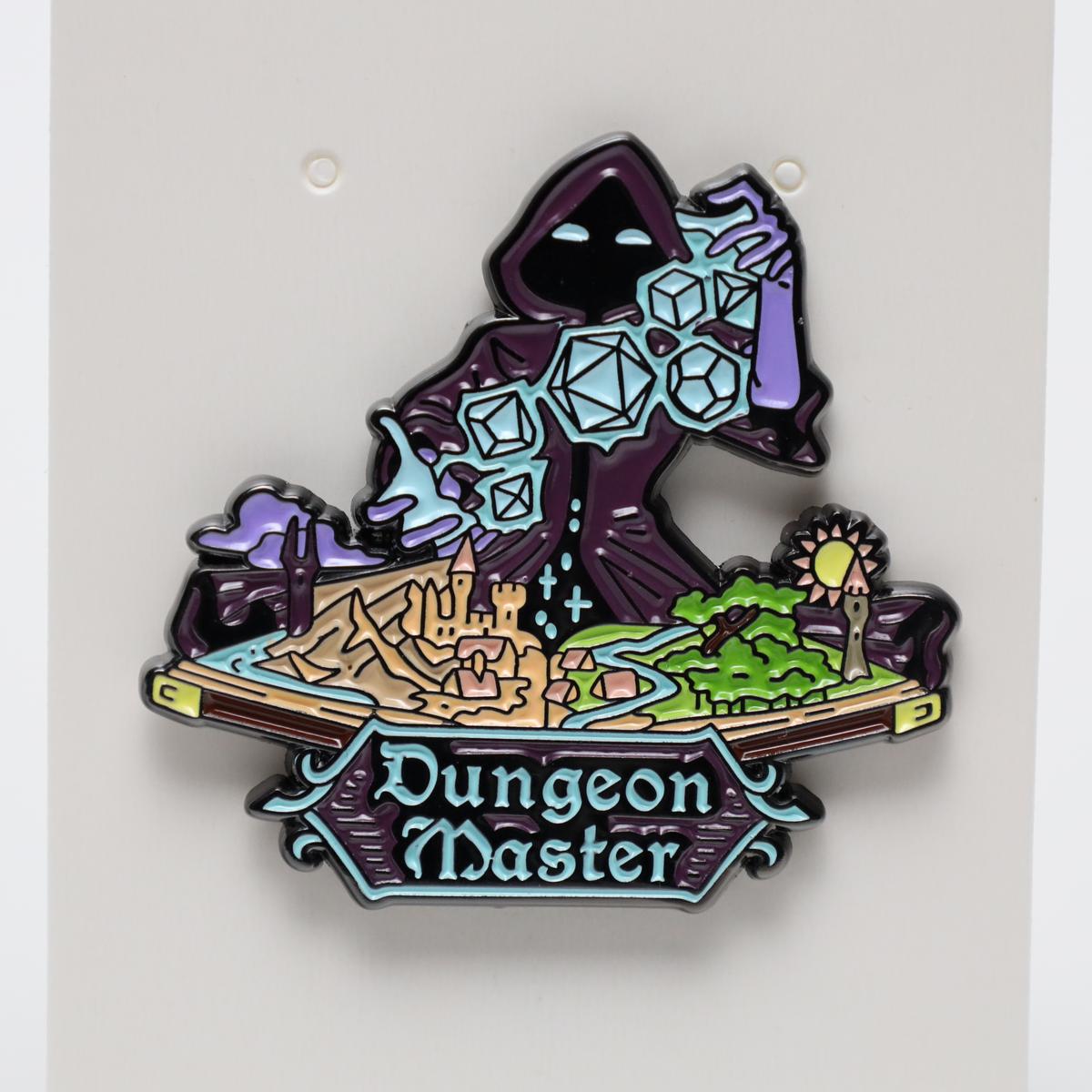 Dungeon Master Mysterious Figure D&D Enamel Pin