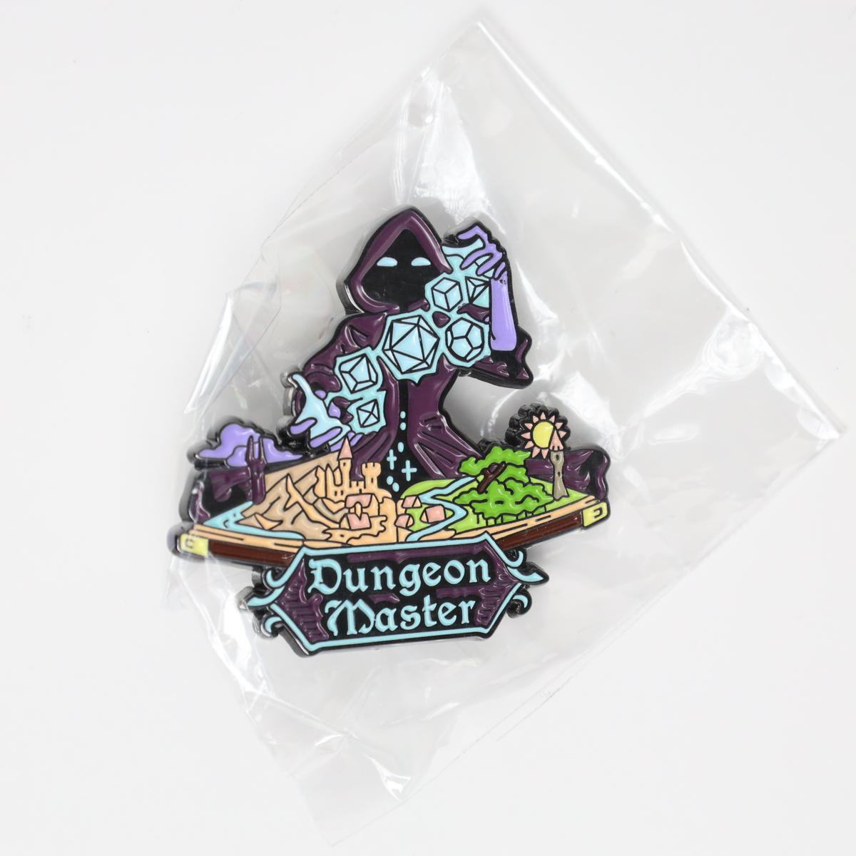 Dungeon Master Mysterious Figure D&D Enamel Pin