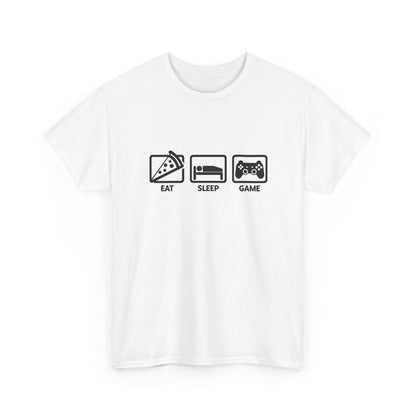 Eat Sleep Game T-Shirt — Funny Gamer Lifestyle Tee