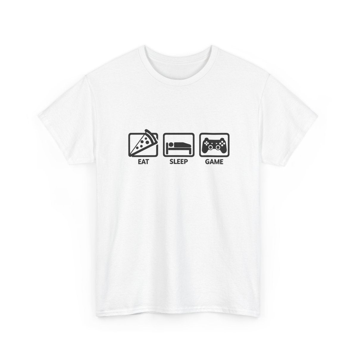Eat Sleep Game T-Shirt — Funny Gamer Lifestyle Tee