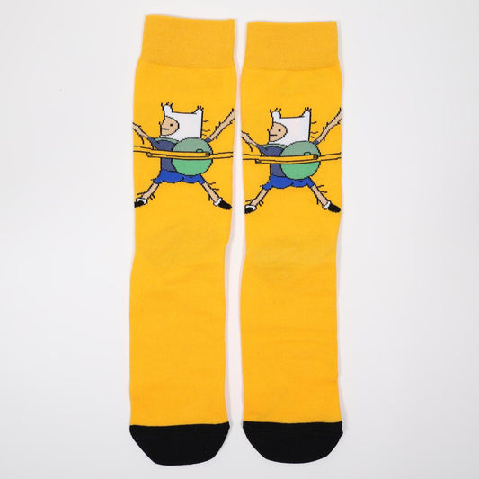 Finn  “Adventure Time” Retro Socks