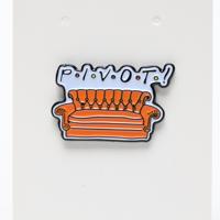 Friends Pivot Pun Enamel Pin