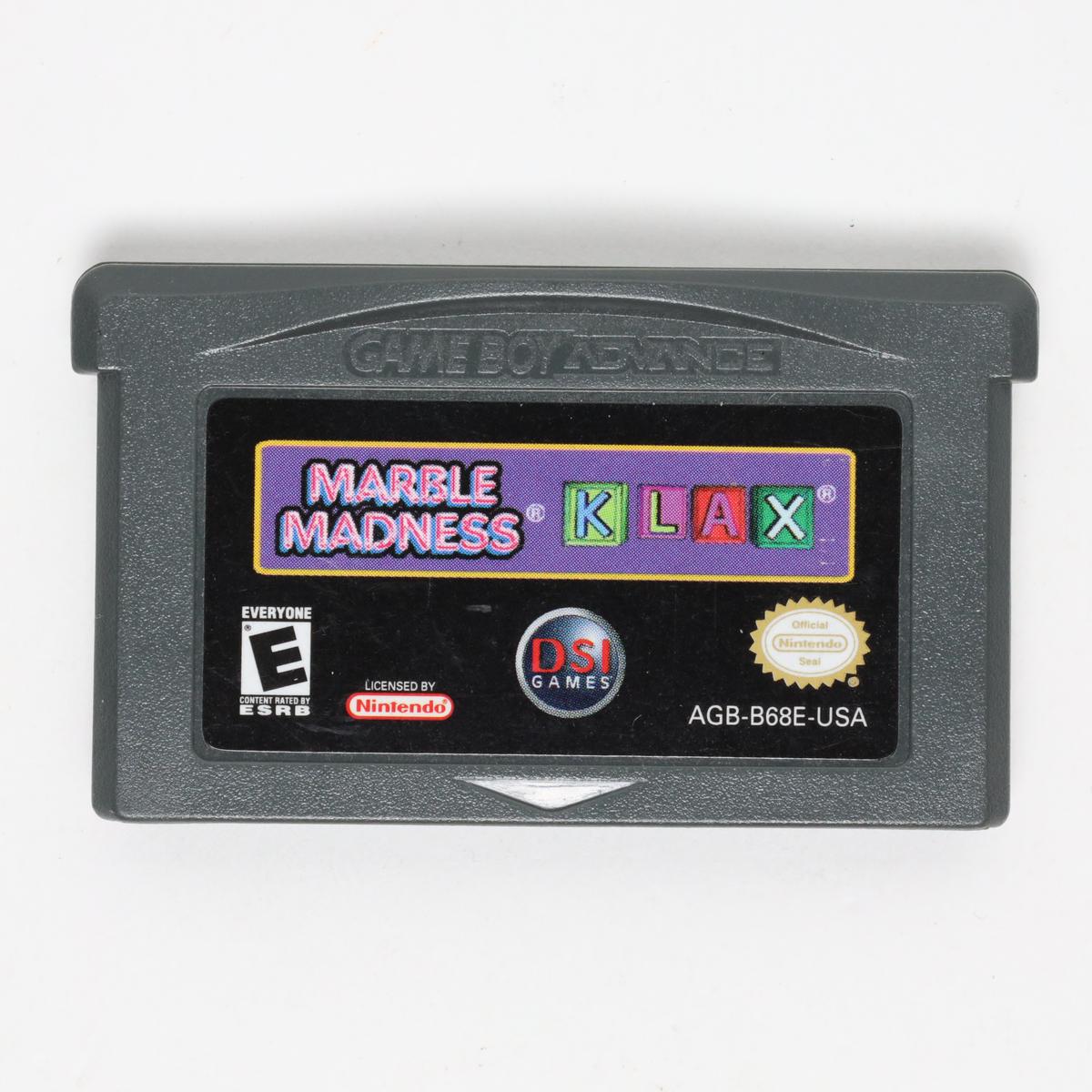 Klax / Marble Madness - Gameboy Advance (Loose [Game Only] / Good)