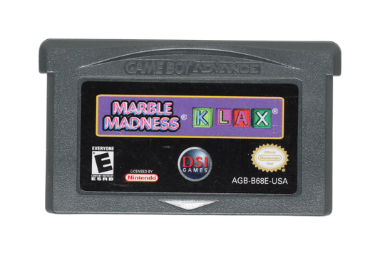 Klax / Marble Madness - Gameboy Advance (Loose [Game Only] / Good)