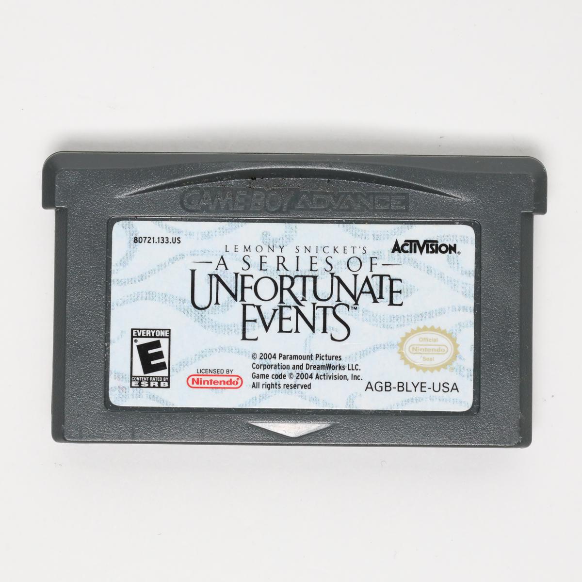 Lemony Snicket's A Series of Unfortunate Events - GBA (Loose [Game Only] / Good)