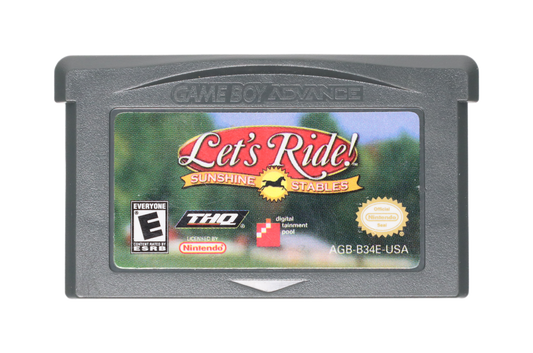 Let's Ride! Sunshine Stables - Gameboy Advance (Loose [Game Only] / Good)