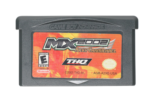 MX 2002 featuring Ricky Carmichael - Gameboy Advance (Loose [Game Only] / Good)