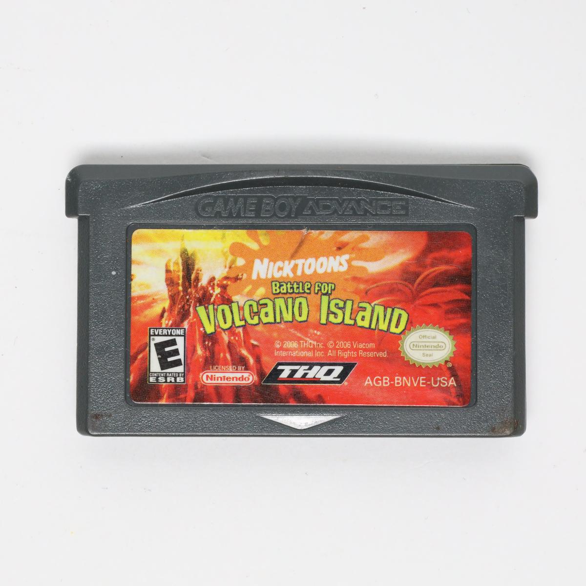 Nicktoons: Battle for Volcano Island - Gameboy Advance (Loose [Game Only] / Good)