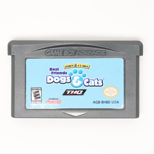 Paws & Claws: Best Friends - Dogs & Cats - Gameboy Advance (Loose [Game Only] / Good)