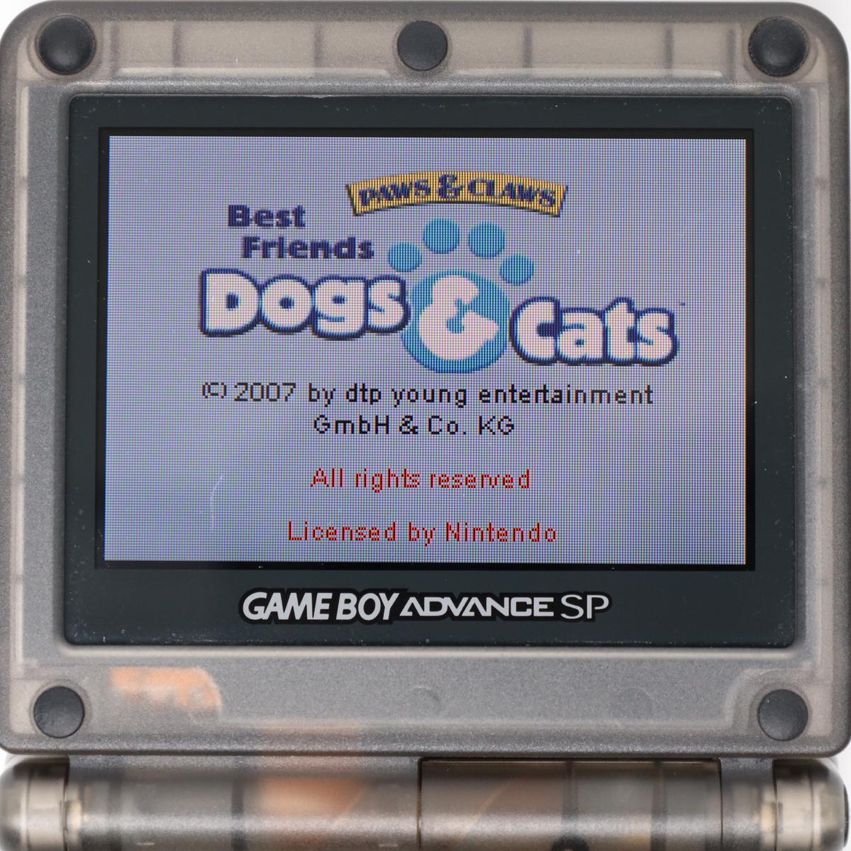 Paws & Claws: Best Friends - Dogs & Cats - Gameboy Advance (Loose [Game Only] / Good)