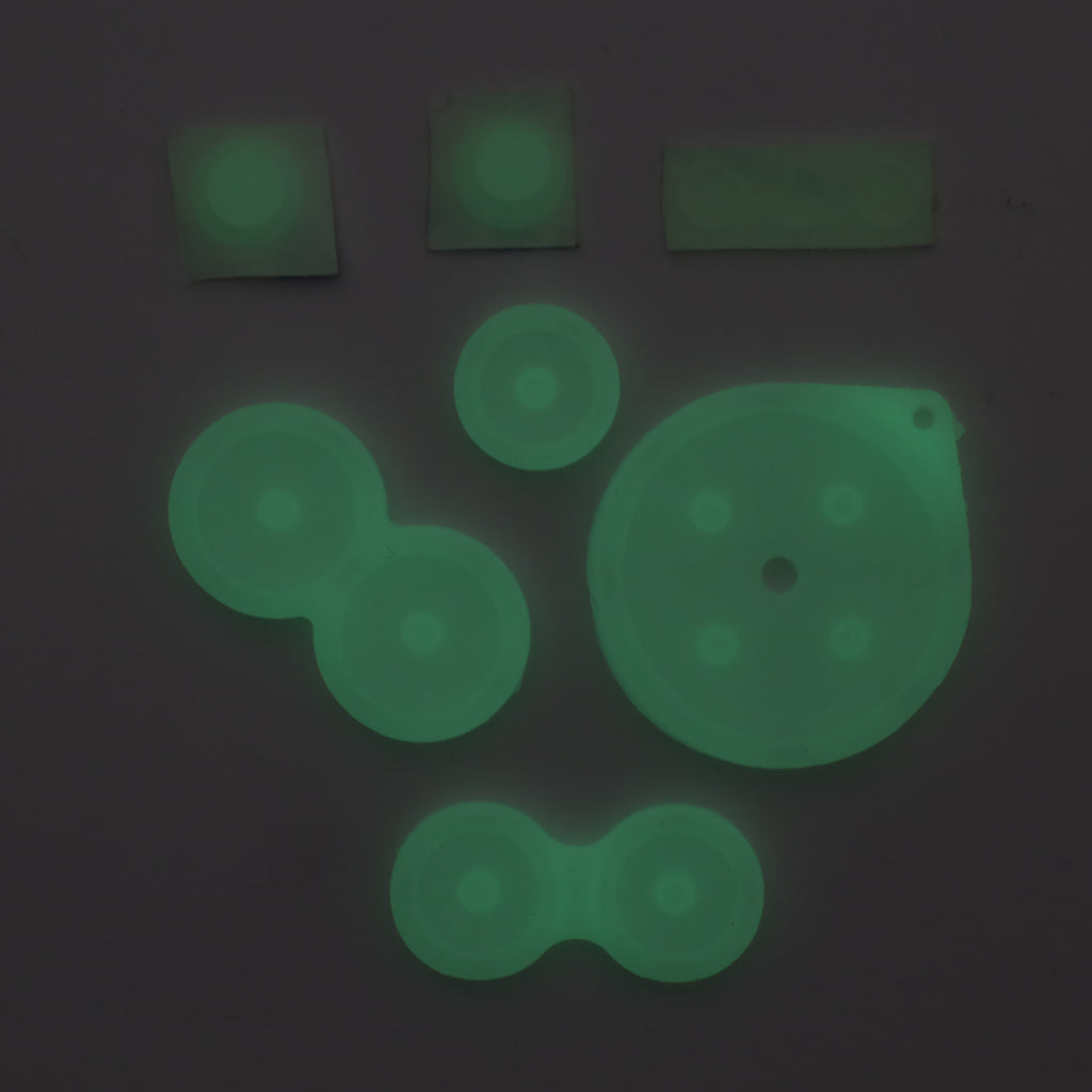 Generic Rubber Button Contact Pads - Gameboy Advance SP (Glow-in-the-Dark)