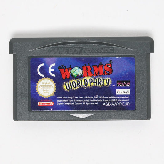 Worms World Party - Gameboy Advance (Loose / Good)